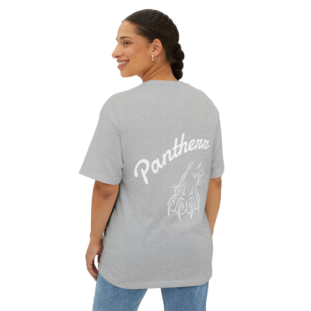 Panther Head & Claw Boxy Tee — Retro Pantherenz Graphic T-Shirt