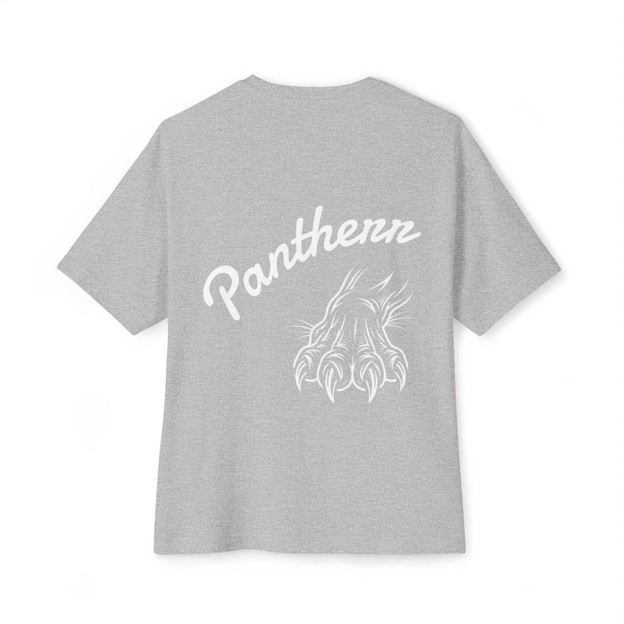 Panther Head & Claw Boxy Tee — Retro Pantherenz Graphic T-Shirt