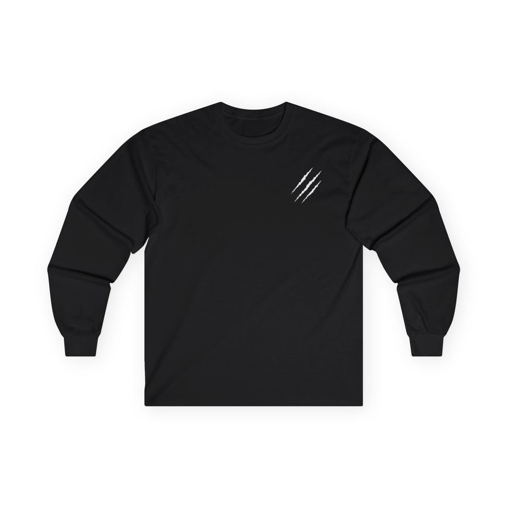 Panther Long Sleeve Tee — Minimalist Script Back Print